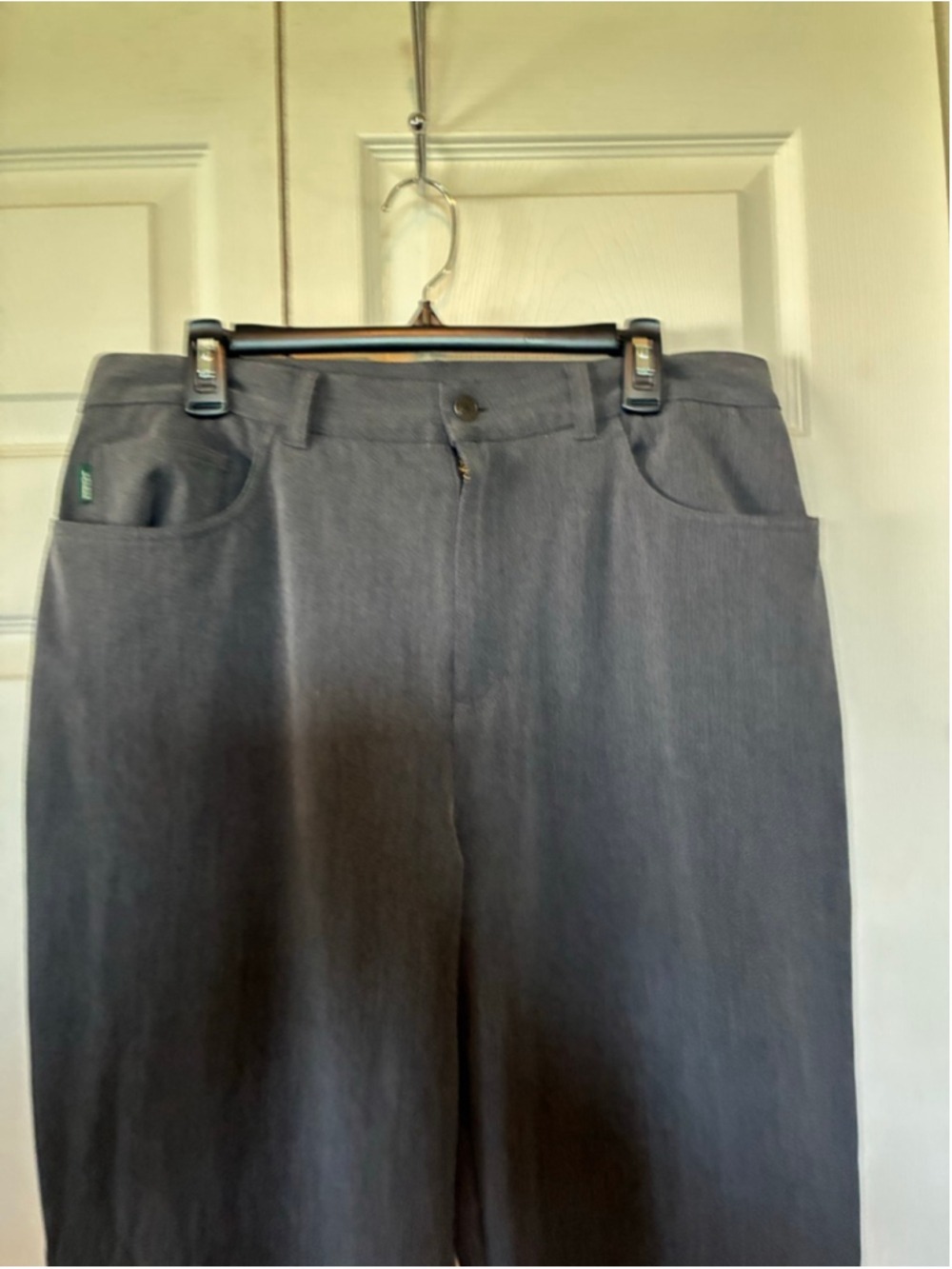 Women's Lauren Ralph Lauren Gray Trousers Size 16 - Picture 2 of 6